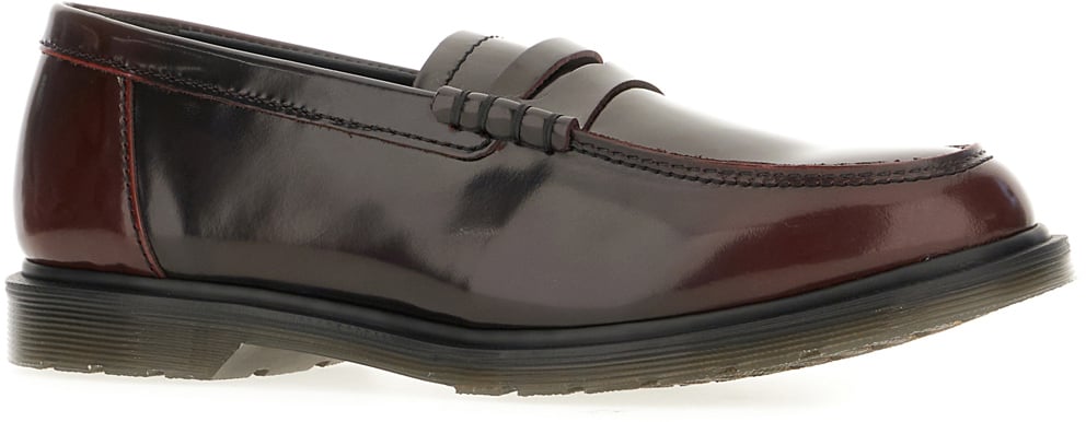 Dr. Martens Aubergine leather Mayfare loafers Paars
