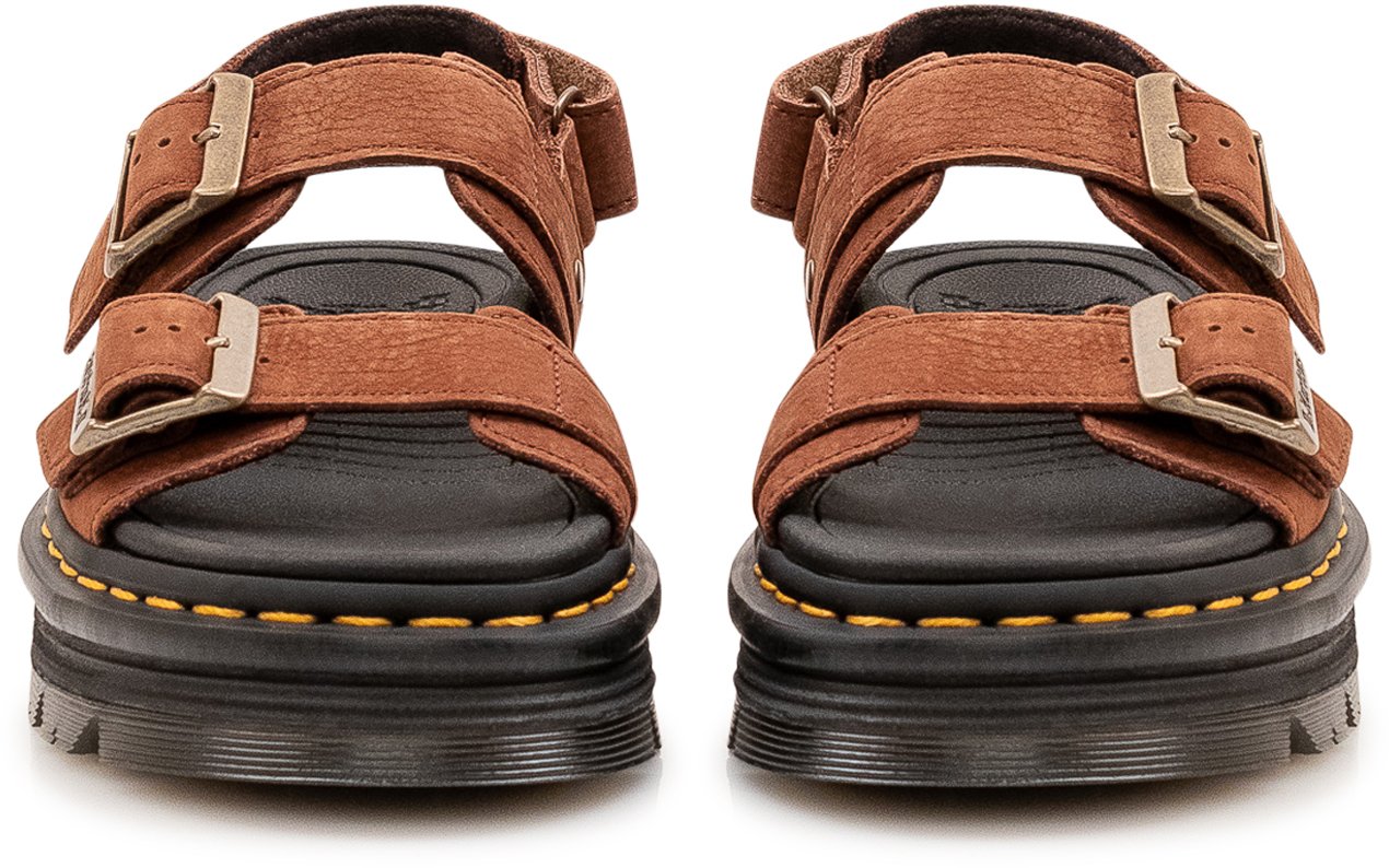 Dr. Martens Sandali Zebzag con Cinturini e Fibbie Beige