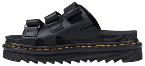 Dr. Martens Black Leather Platform Pumps Zwart
