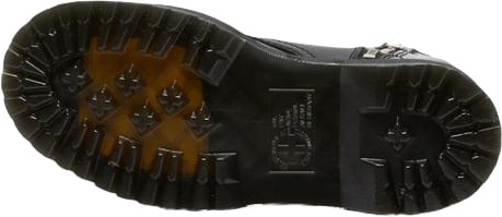 Dr. Martens Black Leather Lace-Up Boots Zwart