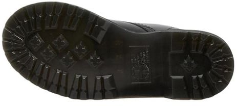 Dr. Martens Black Leather Lace-Up Boots Zwart