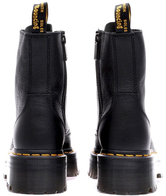 Dr. Martens Jadon Iii Platform Ankle Boots In Black Pisa Zwart