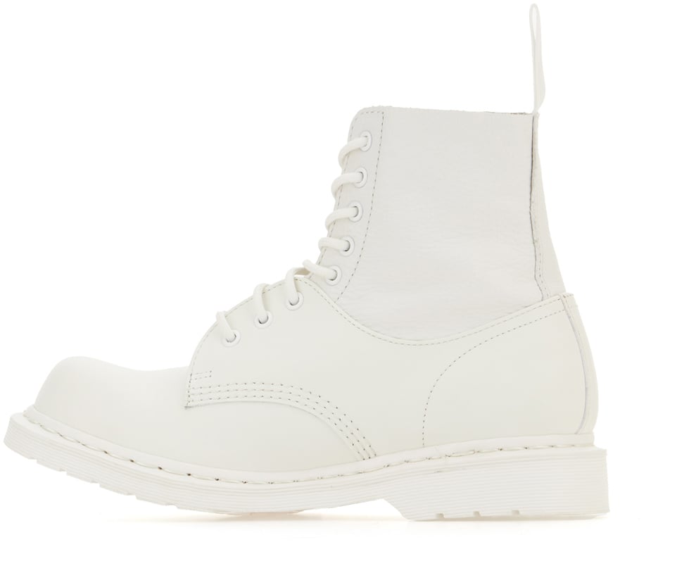 Dr. Martens Dr. Martens White leather 1460 Twist ankle boots Wit