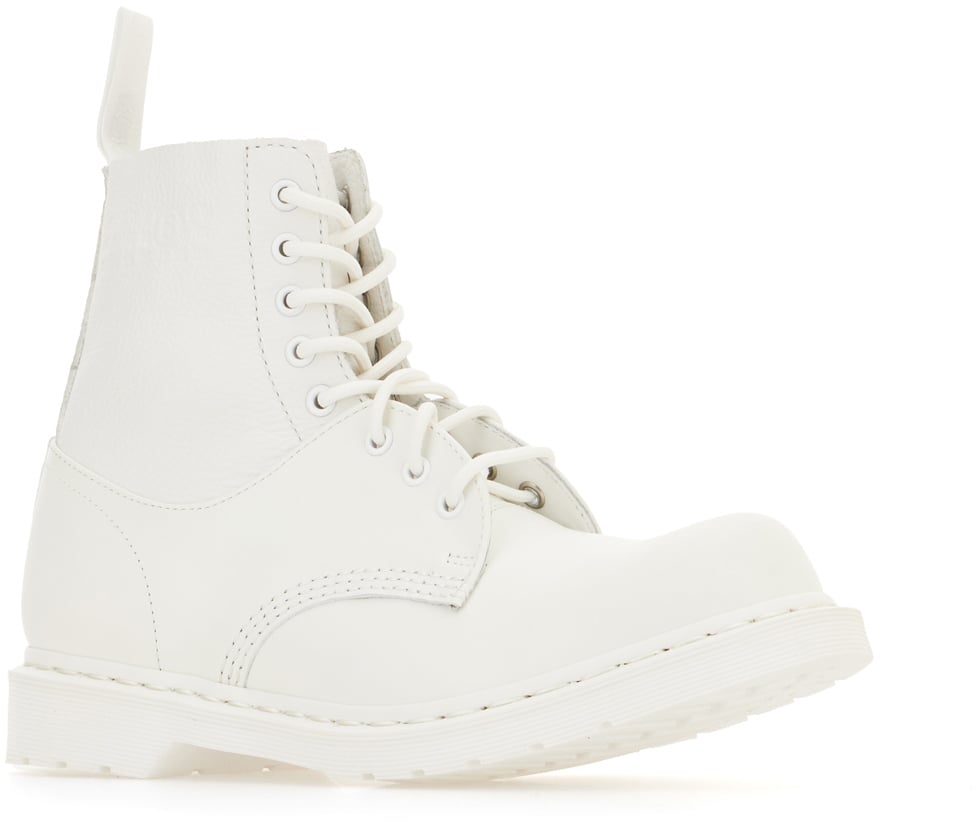 Dr. Martens Dr. Martens White leather 1460 Twist ankle boots Wit