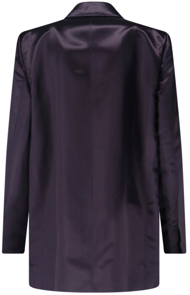 Dries van Noten Structured Silhouette Jacket With Modern Cut Blauw