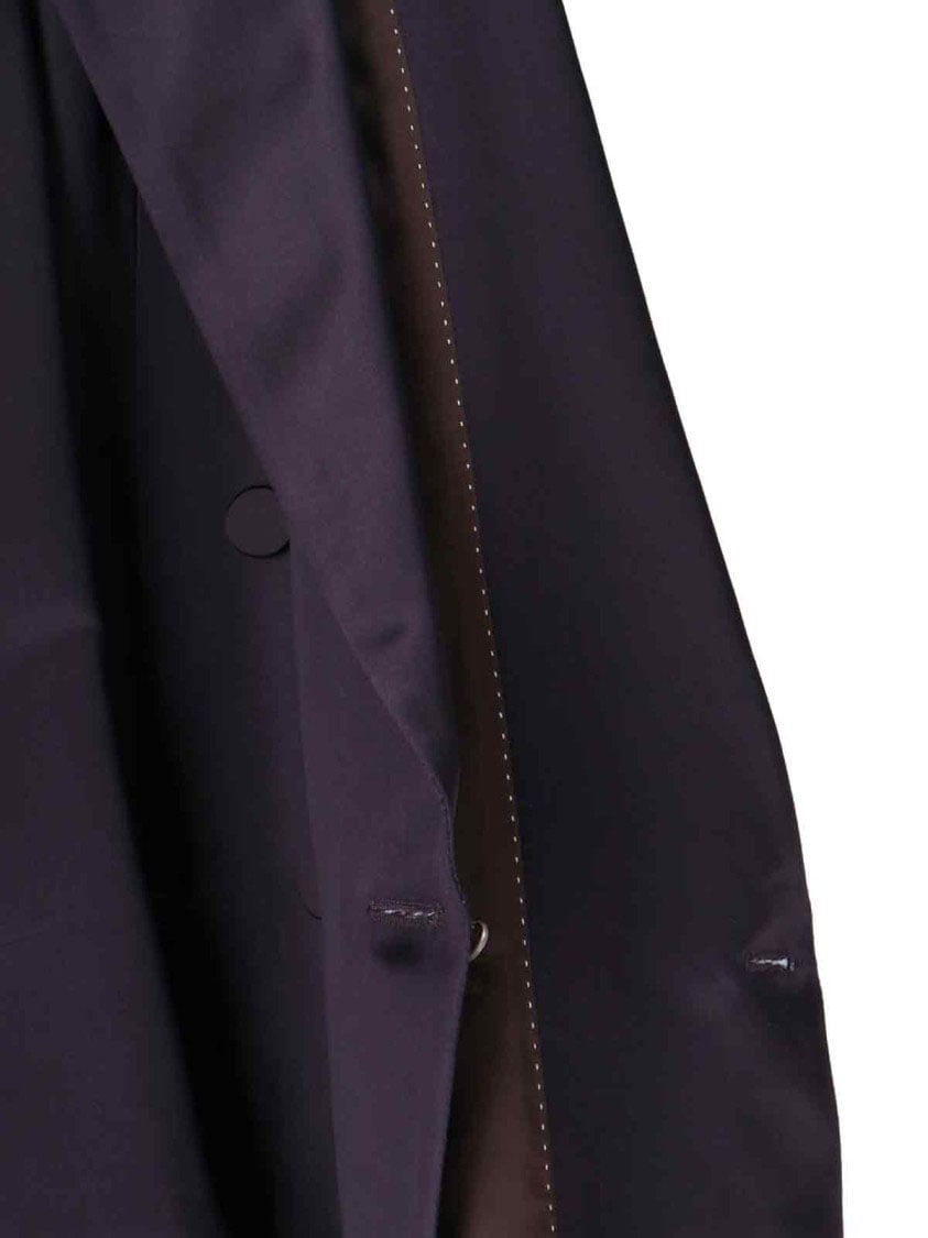 Dries van Noten Structured Silhouette Jacket With Modern Cut Blauw
