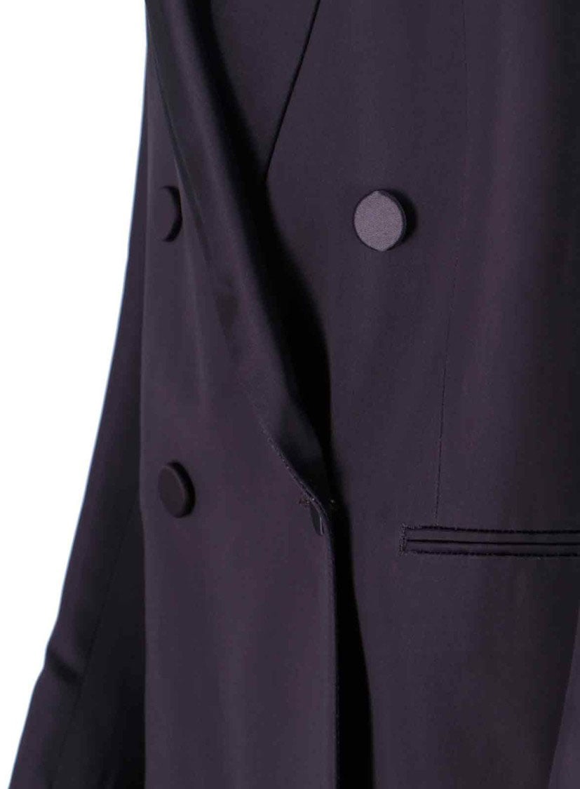 Dries van Noten Structured Silhouette Jacket With Modern Cut Blauw