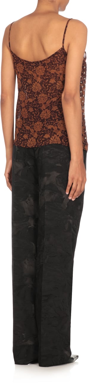 Dries van Noten Top Brown Bruin