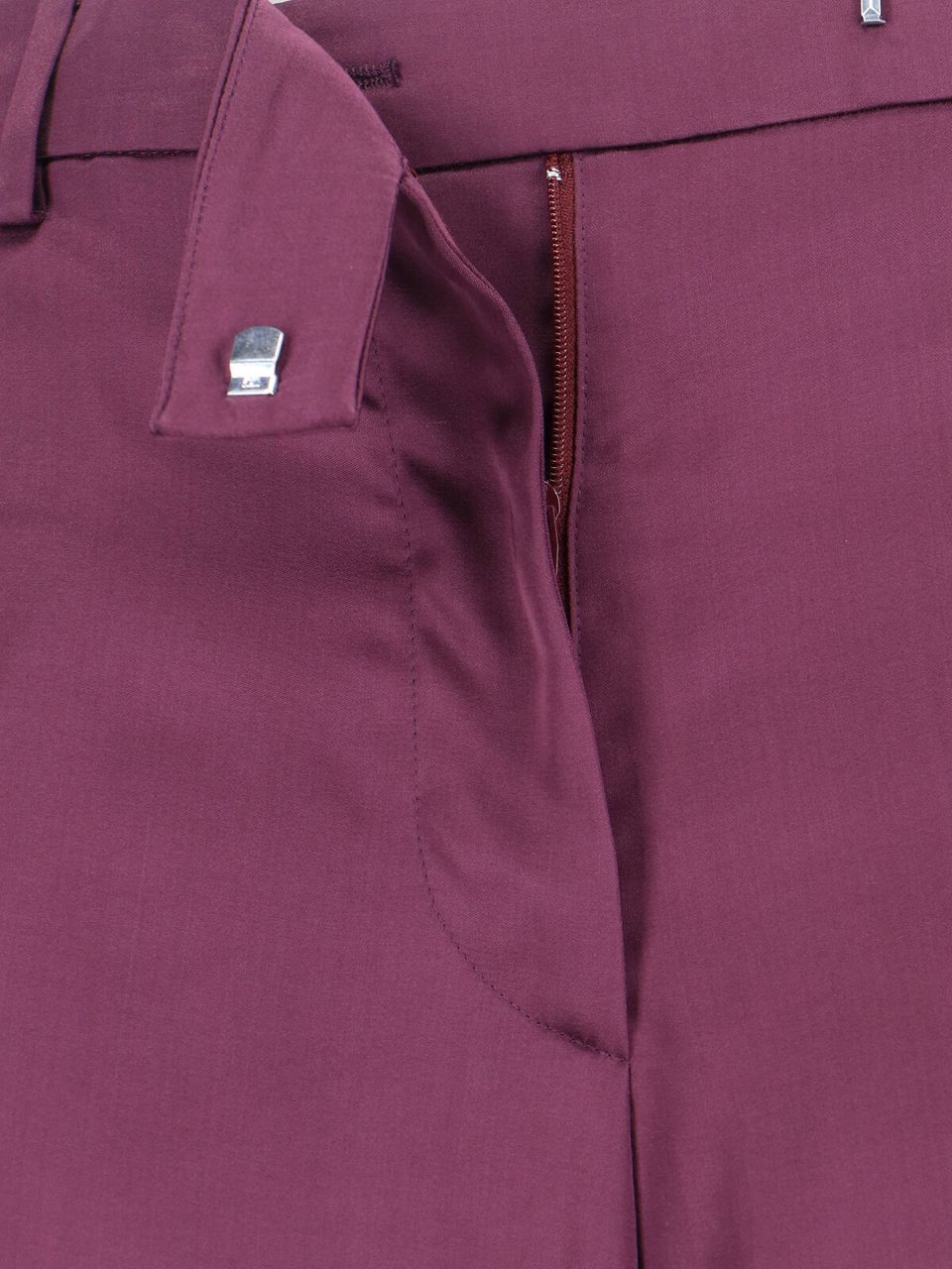 Dries van Noten Purple Tailored Trousers Paars