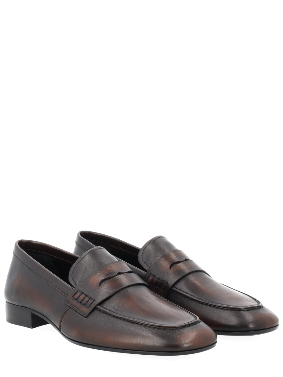 Dries Van Noten Penny Strap Loafers Grijs