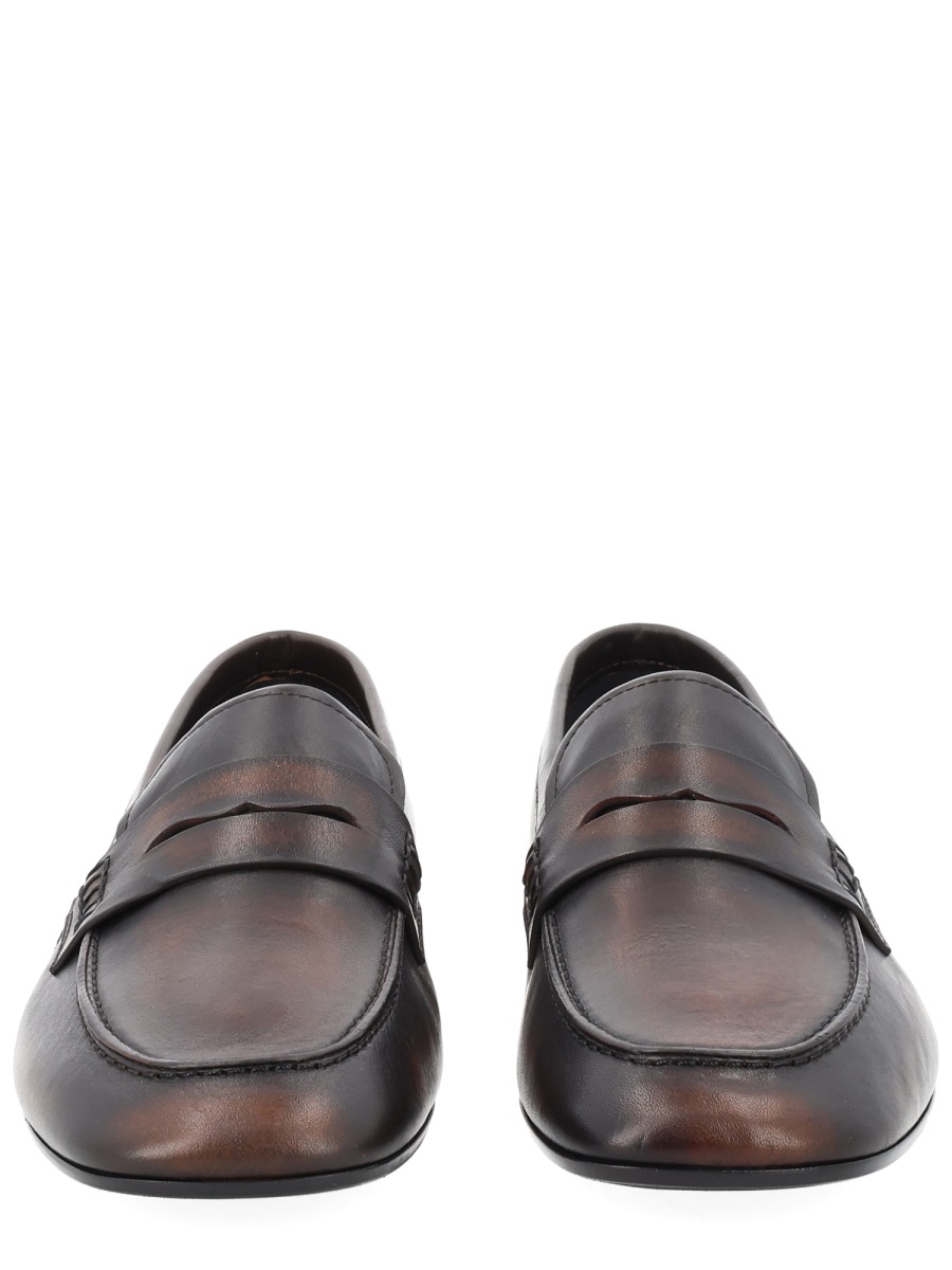 Dries Van Noten Penny Strap Loafers Grijs
