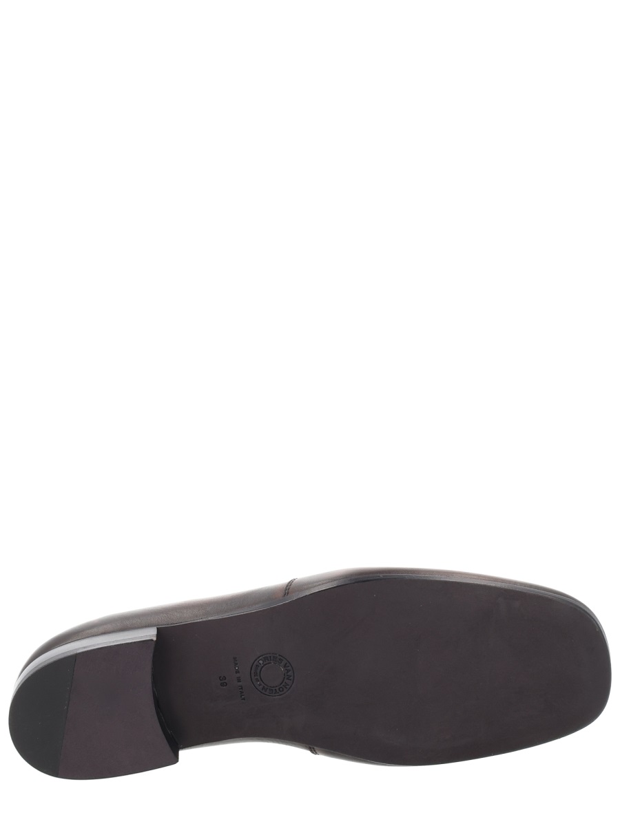 Dries Van Noten Penny Strap Loafers Grijs