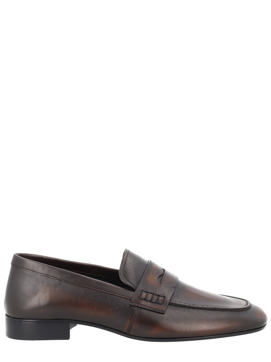 Dries Van Noten Penny Strap Loafers Grijs