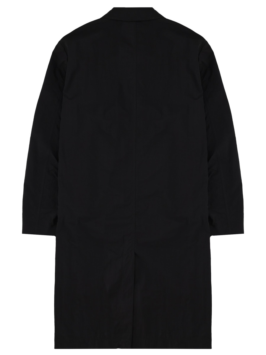 Dries van Noten Neutrals Rankles Knee-Length Polyamide Parka Zwart