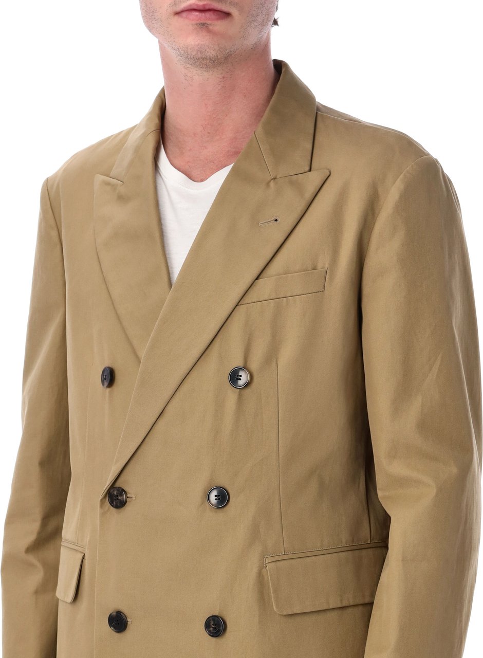 Dries van Noten Dries Van Noten Balto double-breasted jacket Bruin