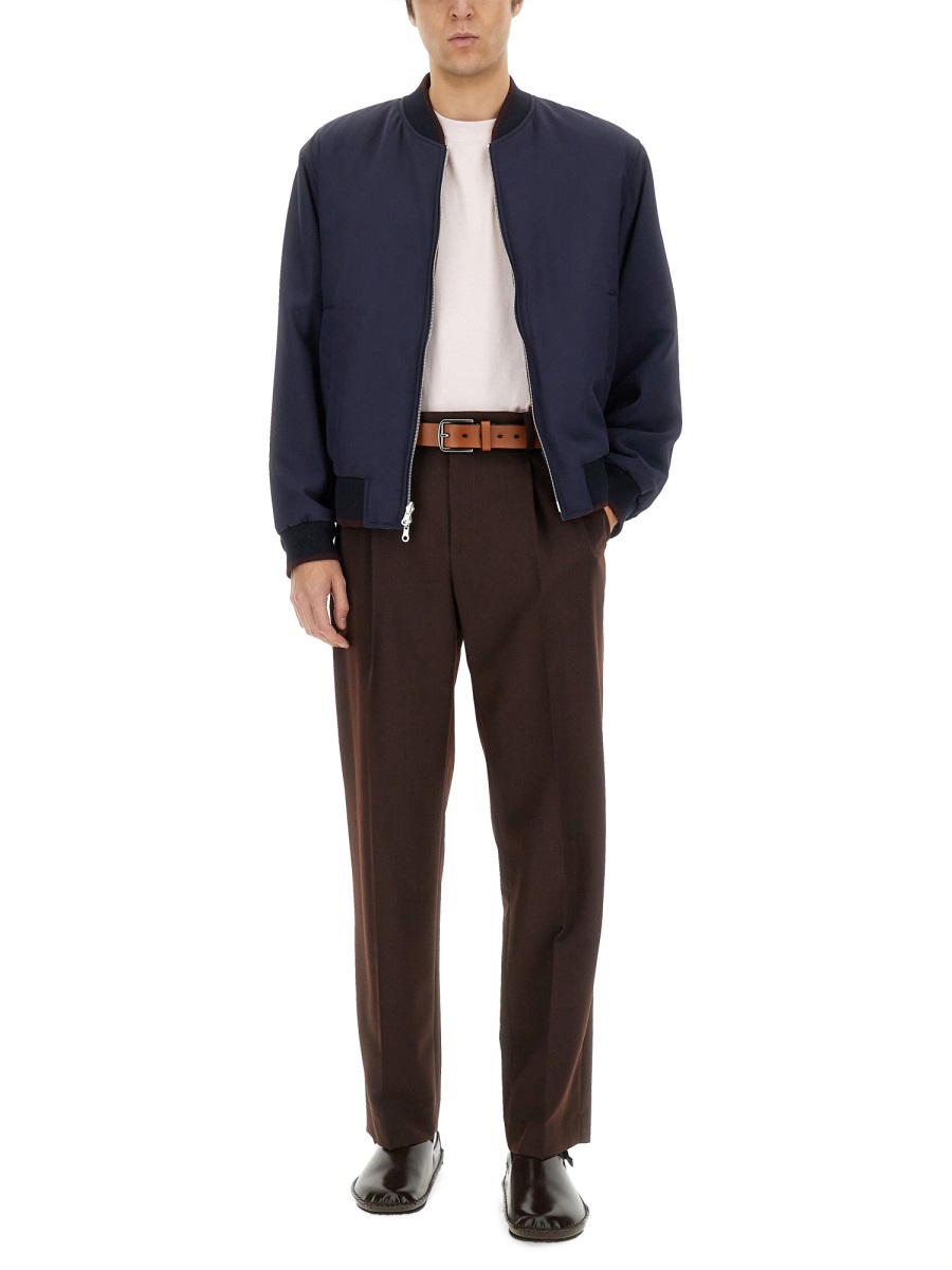 Dries van Noten Reversible Jacket With Lightweight Fabric Blend Zwart