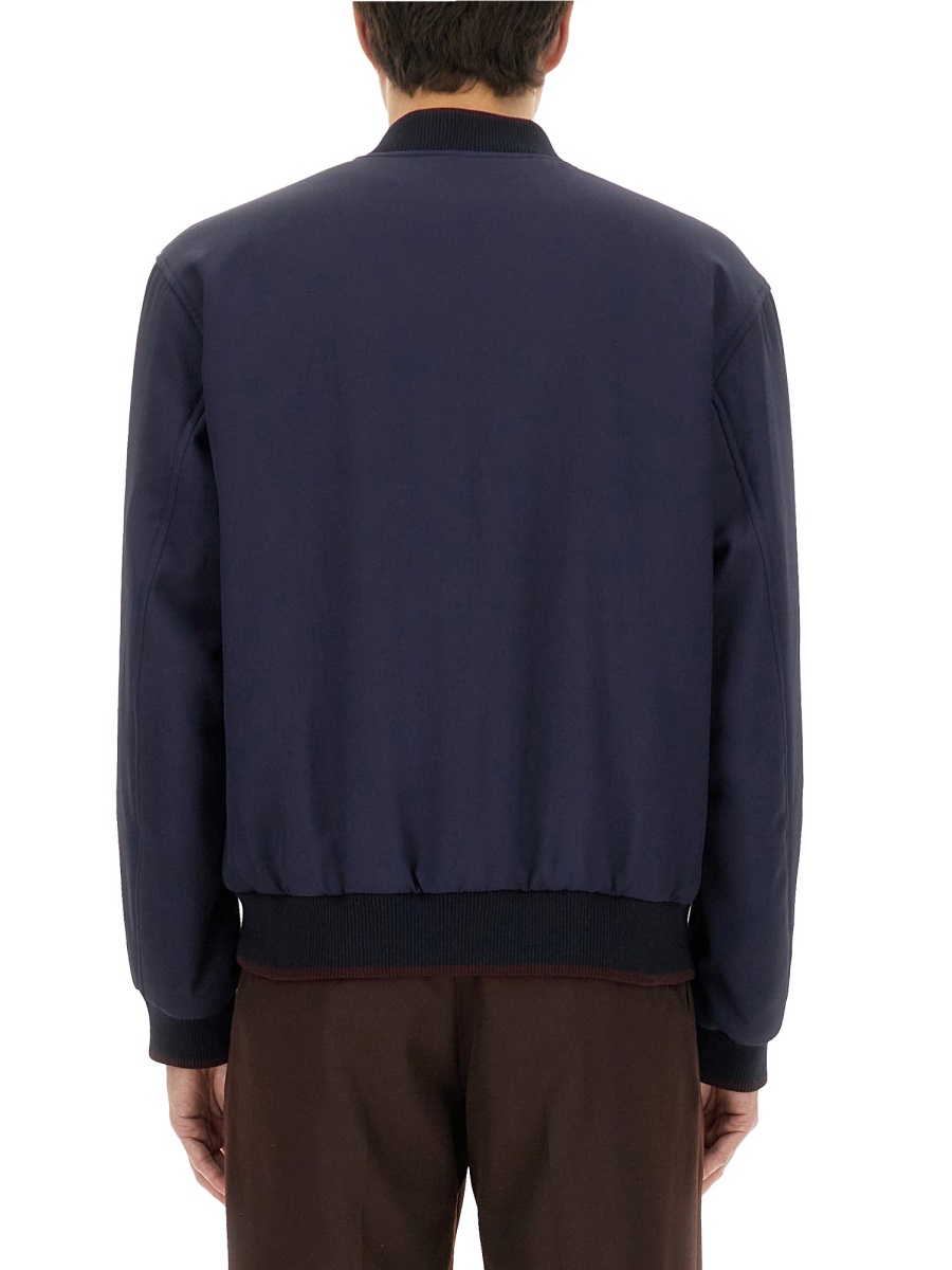 Dries van Noten Reversible Jacket With Lightweight Fabric Blend Zwart