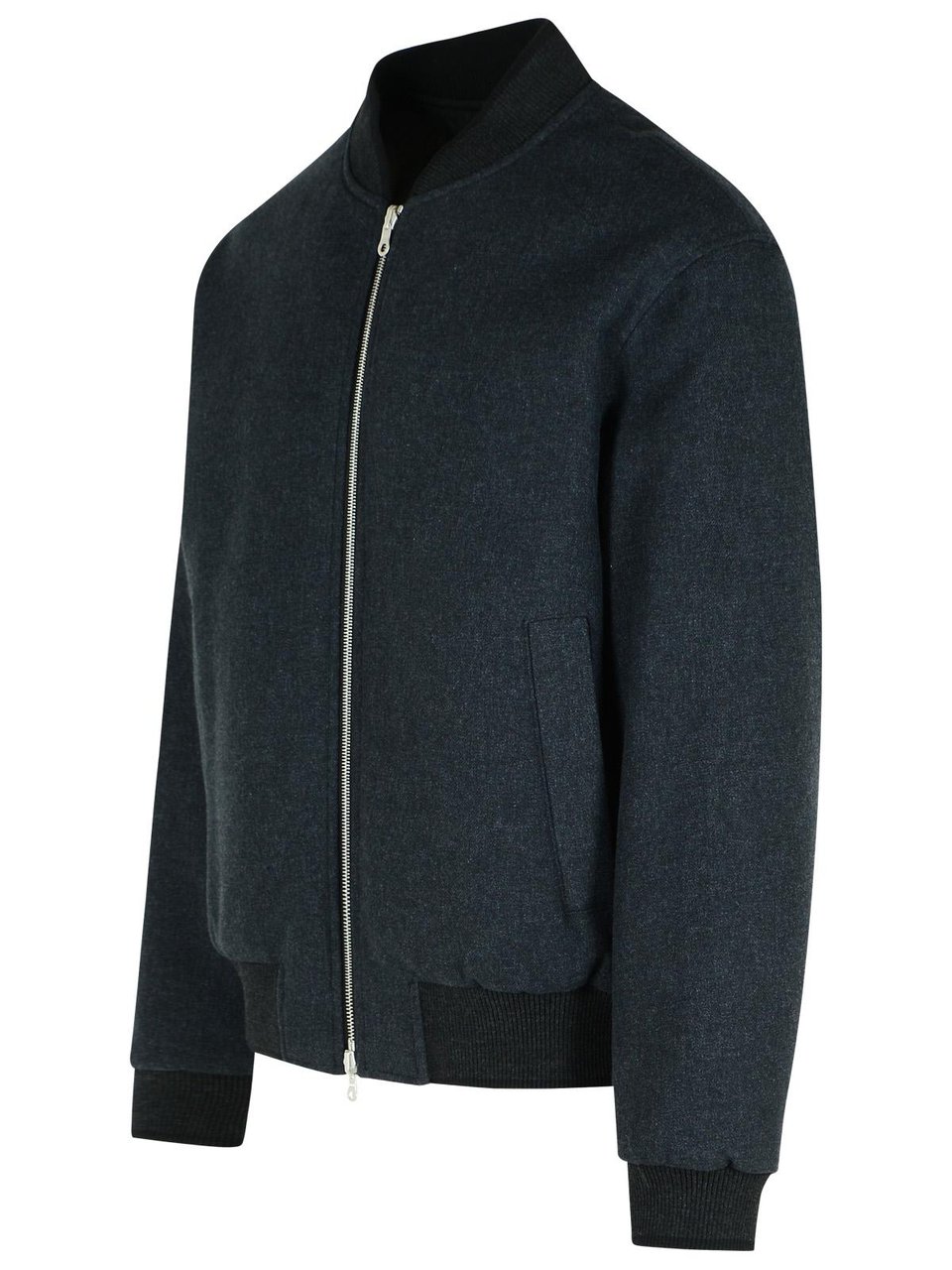 Dries van Noten 'Volker' Reversible Black Cotton Blend Jacket Zwart