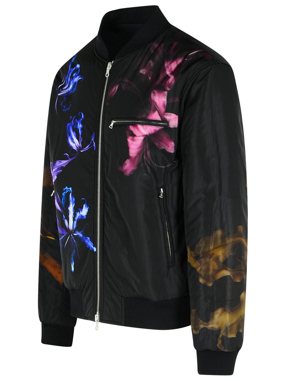 Dries van Noten 'Volker' Reversible Black Cotton Blend Jacket Zwart