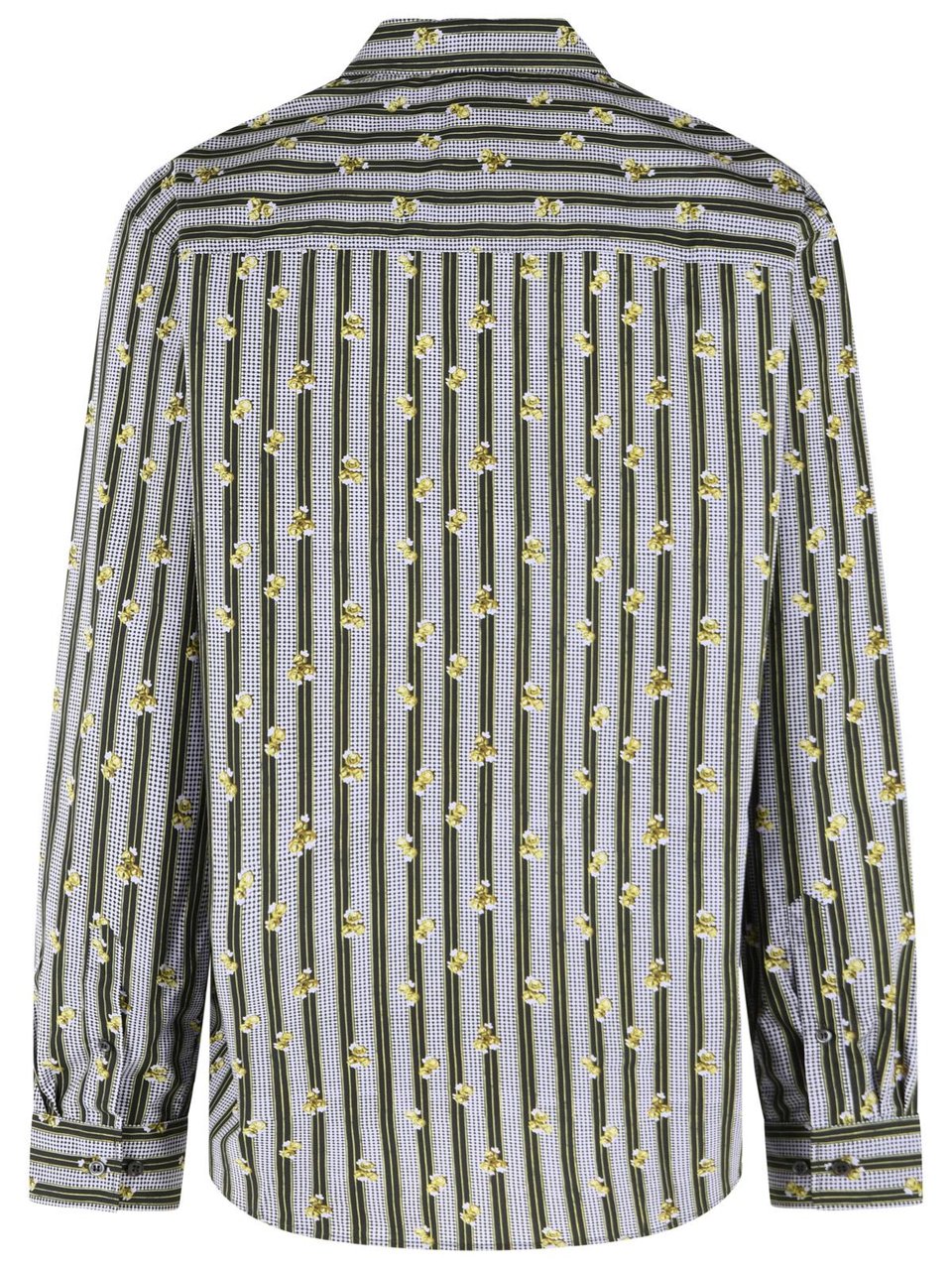 Dries van Noten 'Caper' Lilac Cotton Shirt Grijs