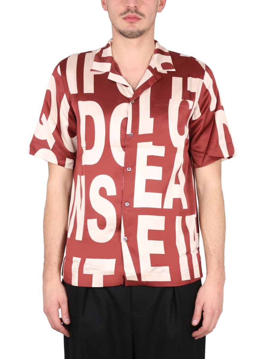 Dries van Noten Carlton Shirt Neutraal