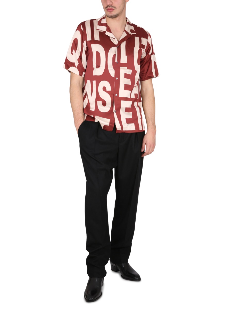 Dries van Noten Carlton Shirt Neutraal