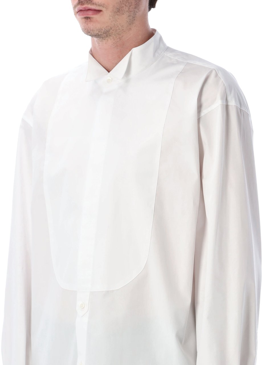 Dries van Noten Dries Van Noten loose fit Tuxedo shirt Wit