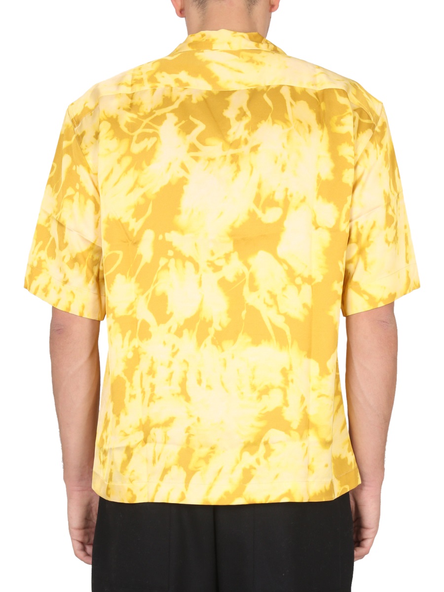 Dries van Noten Floral Print Shirt Goud