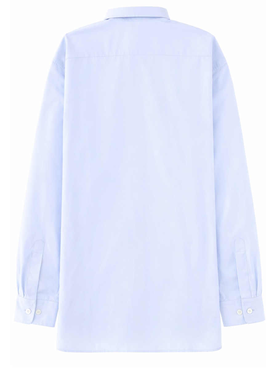 Dries van Noten Light Blue Croom Cotton Shirt Paars