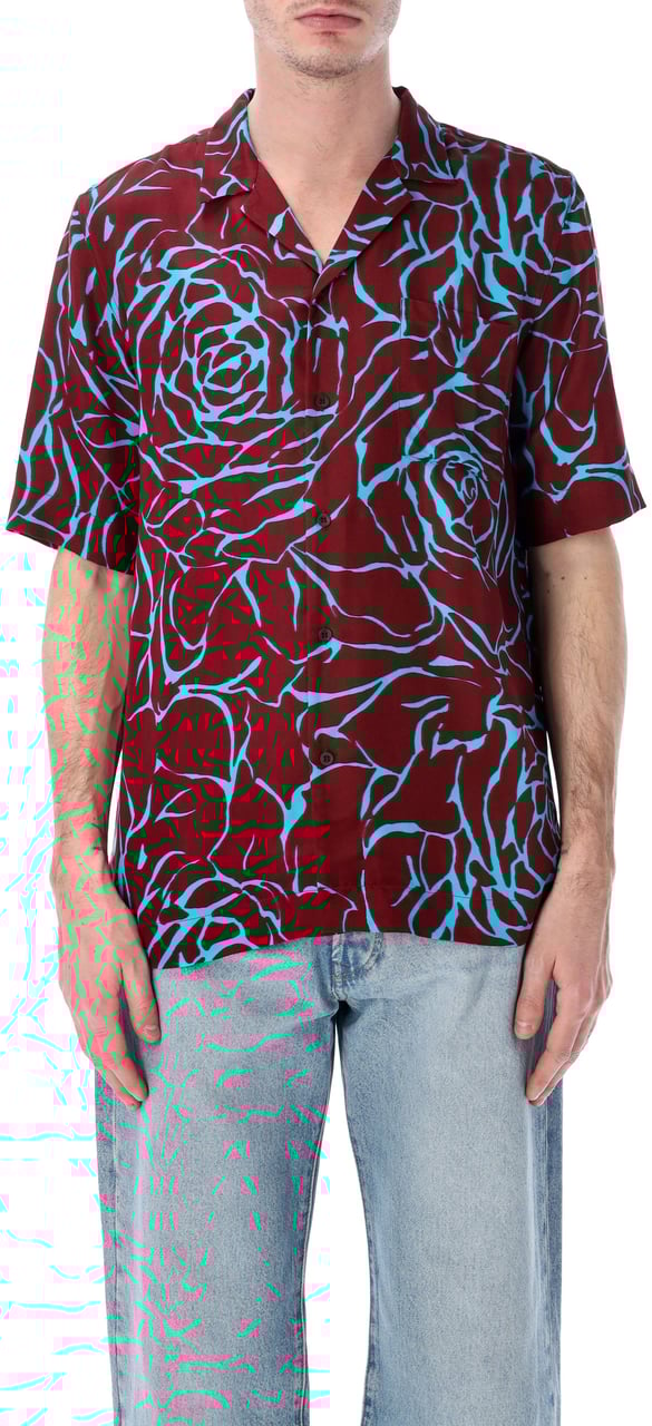 Dries van Noten Dries Van Noten Carltone boxy shirt Rood