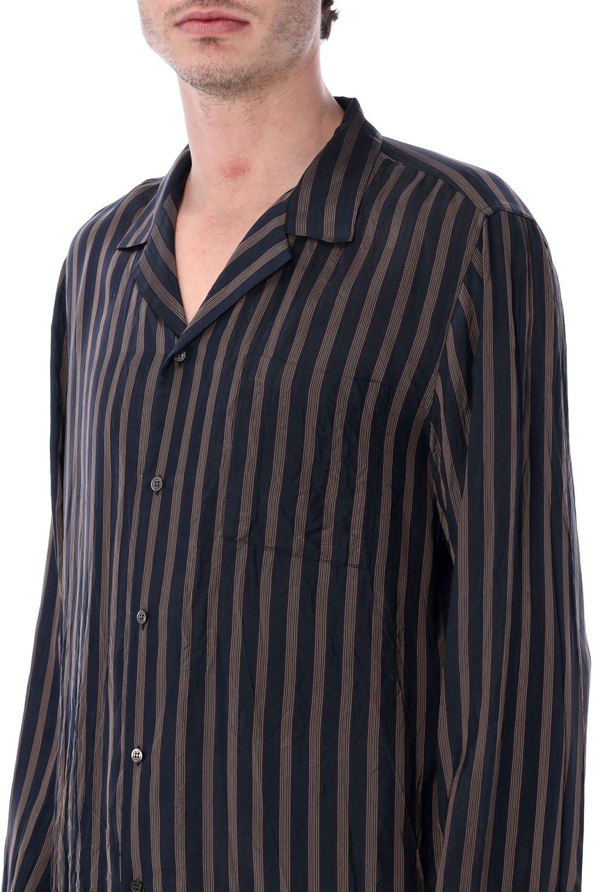 Dries van Noten Dries Van Noten Cartly striped shirt Blauw