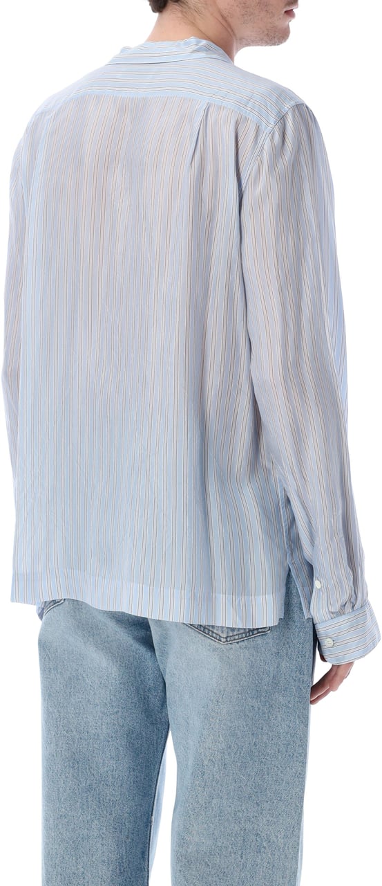 Dries van Noten Dries Van Noten Cartly striped shirt Blauw