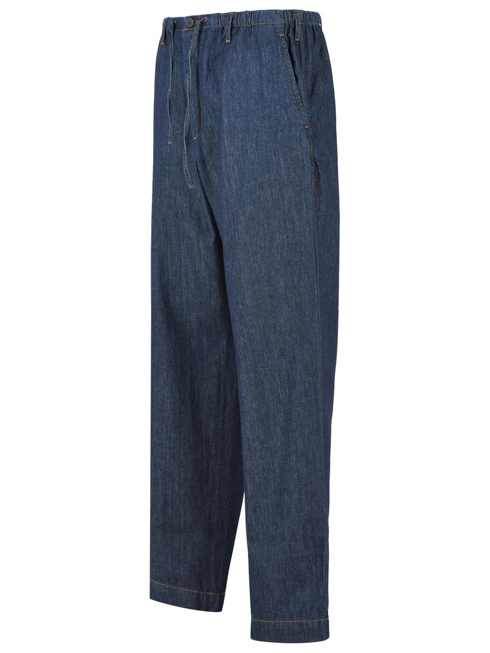 Dries van Noten 'Penny' Blue Cotton Pants Zwart