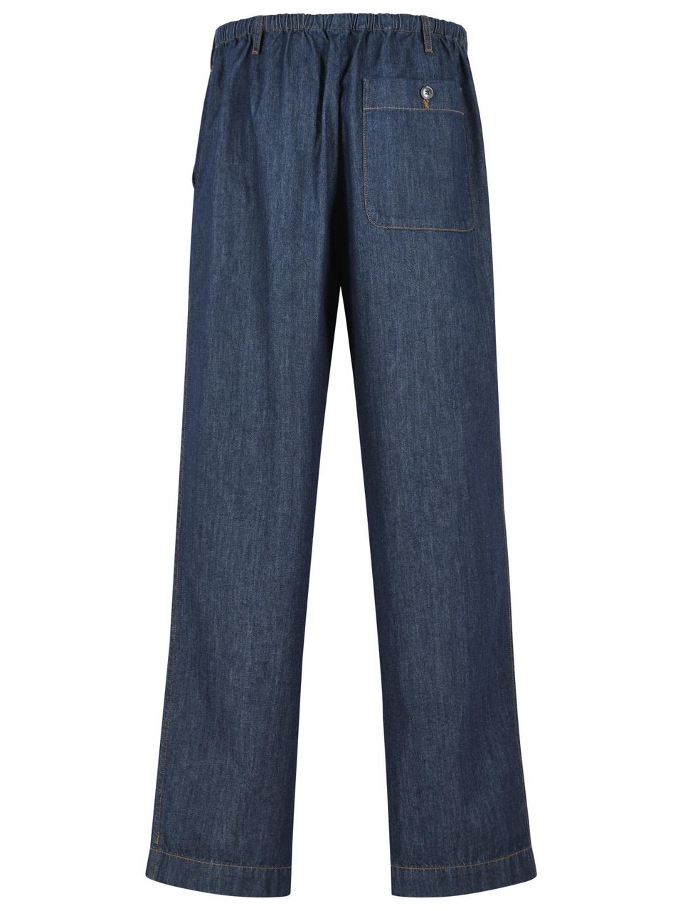 Dries van Noten 'Penny' Blue Cotton Pants Zwart