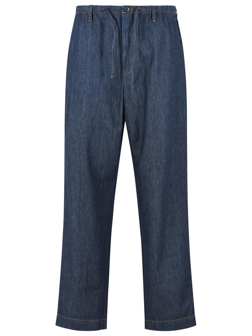 Dries van Noten 'Penny' Blue Cotton Pants Zwart