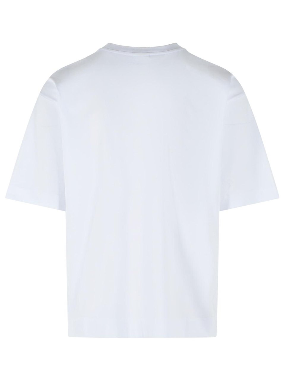 Dries van Noten 'Heso' White Cotton T-Shirt Wit