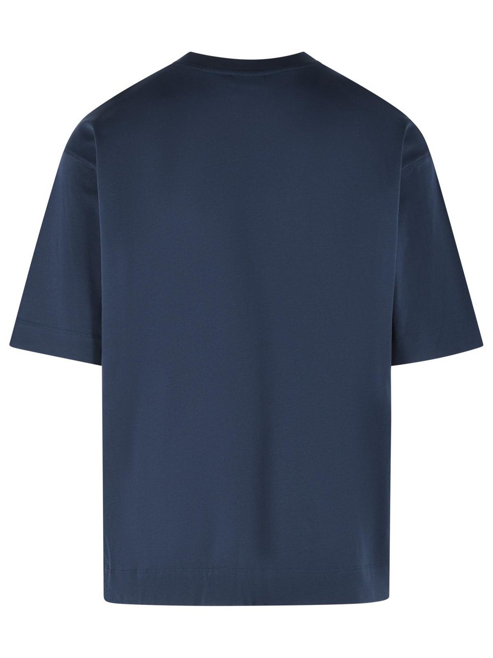 Dries van Noten 'Heso' Navy Cotton T-Shirt Groen