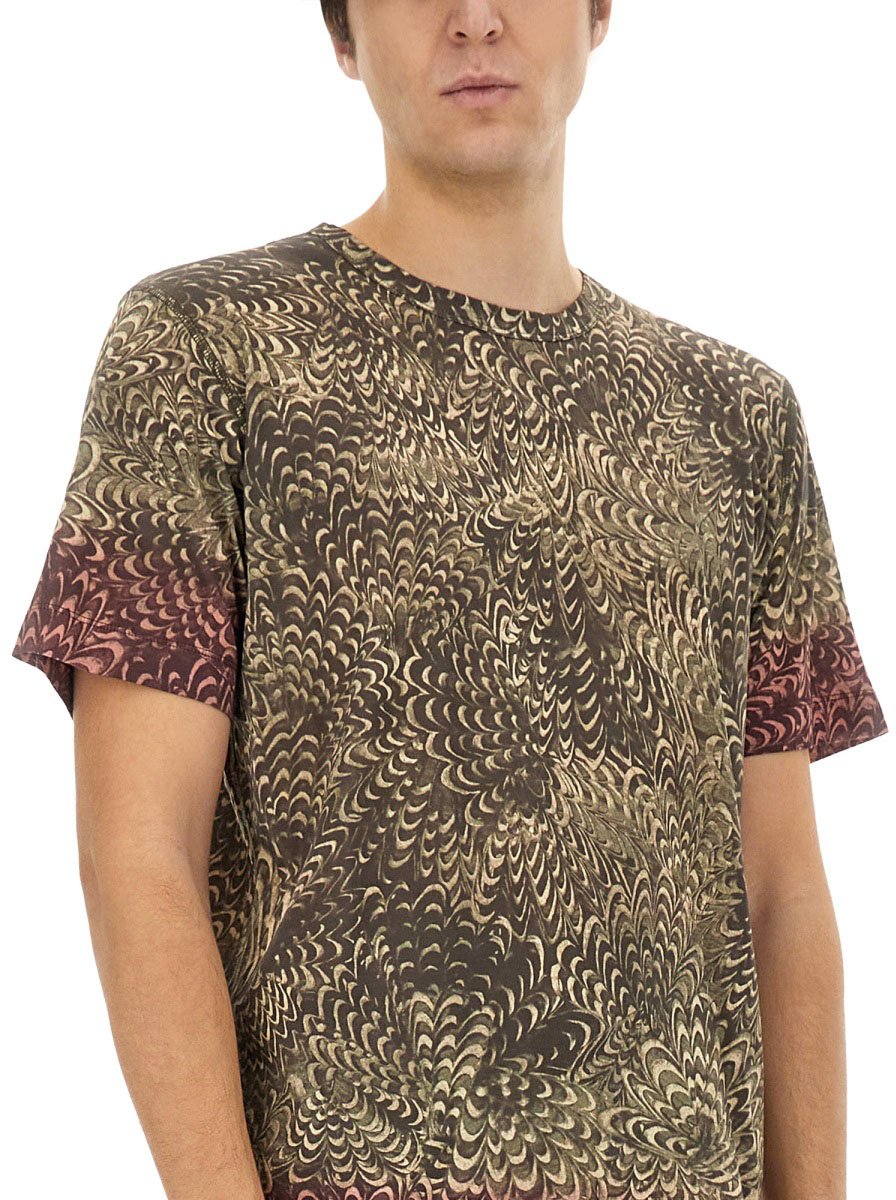 Dries van Noten Regular Fit T-Shirt Bruin