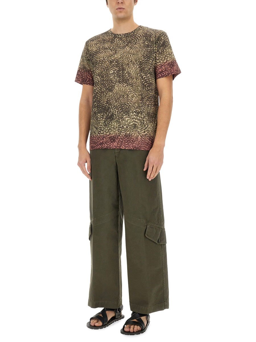 Dries van Noten Regular Fit T-Shirt Bruin