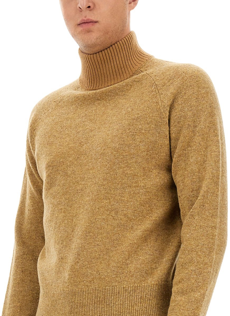 Dries van Noten Fine Knit Slim Fit Shirt Bruin