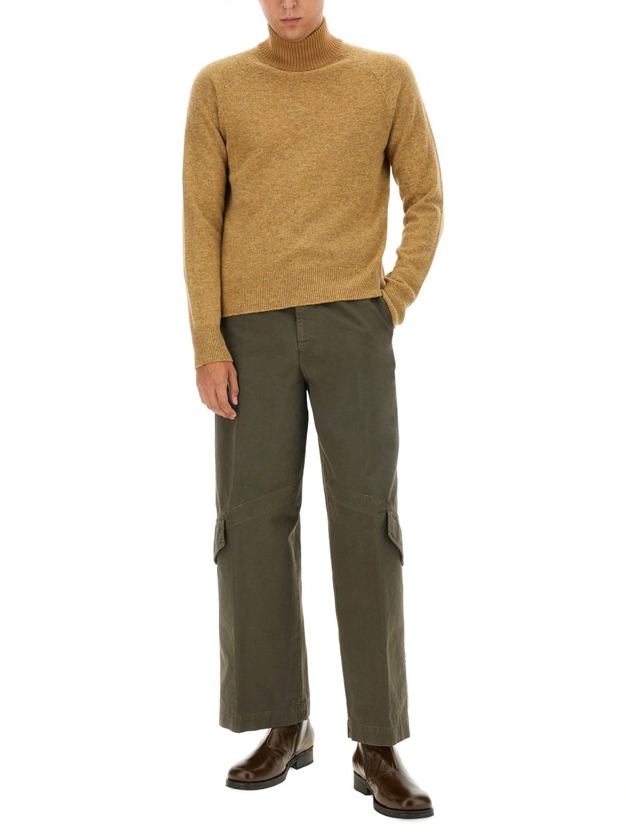 Dries van Noten Fine Knit Slim Fit Shirt Bruin