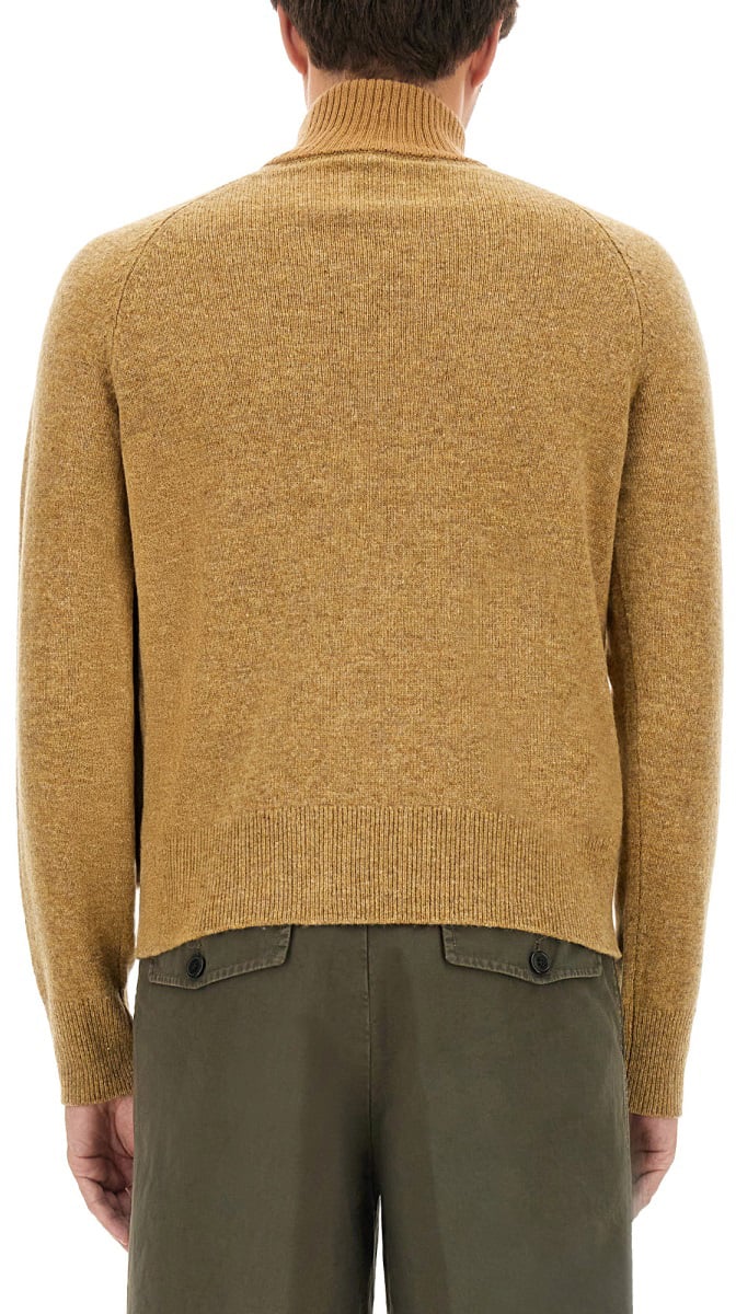 Dries van Noten Fine Knit Slim Fit Shirt Bruin