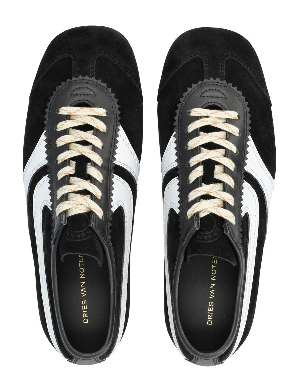 Dries van Noten Dries Van Noten suede sneakers Zwart