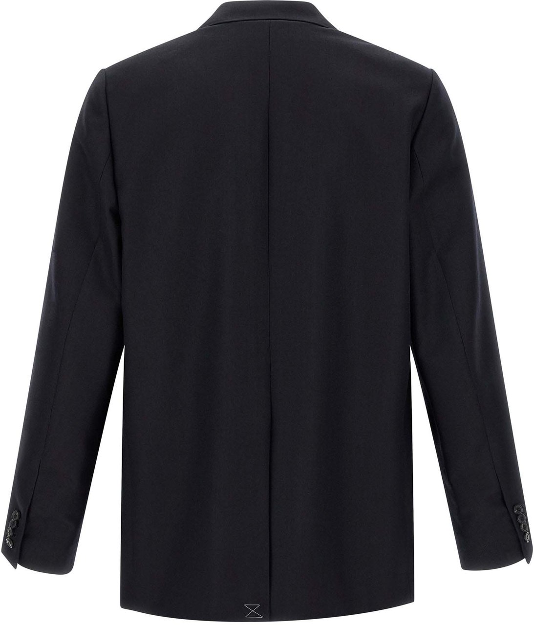 Dries Van Noten Blue Wool Blazer Blauw