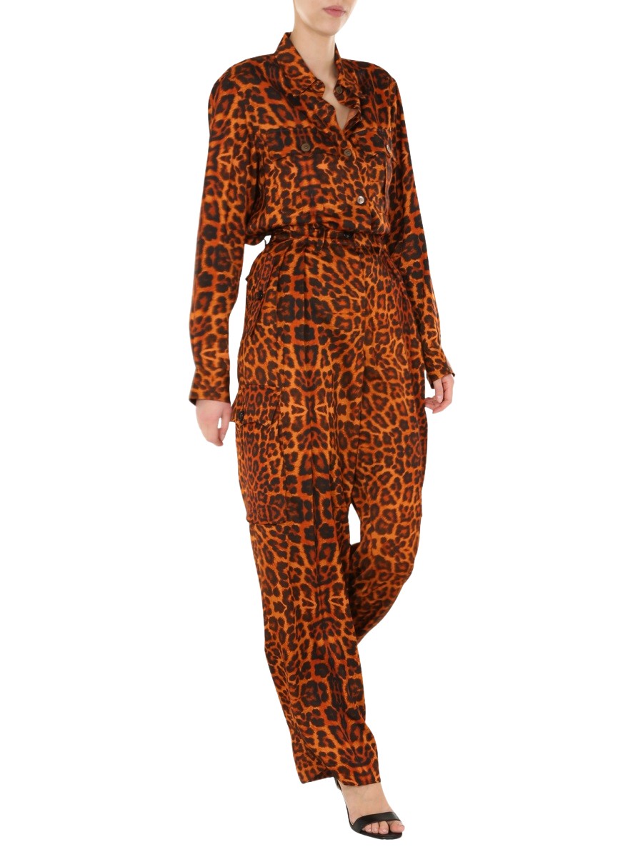 Dries van Noten "Caffy" Shirt Bruin