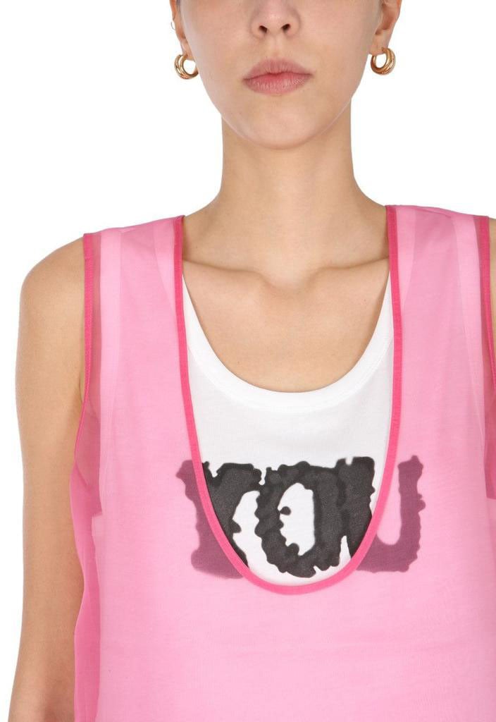Dries van Noten Hasche Top Roze