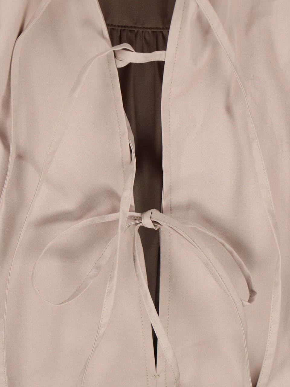 Dries van Noten Tailored Beige Shirt With Classic Button-Down Design Neutraal