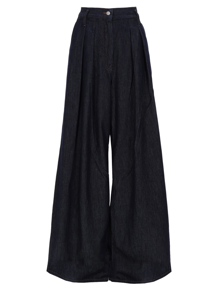 Dries van Noten Pamplona High Jeans Zwart