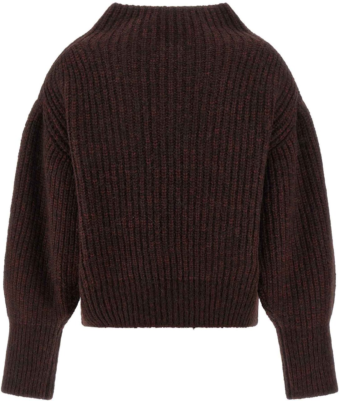 Dries Van Noten Bordeaux Wool Cardigan Maroon