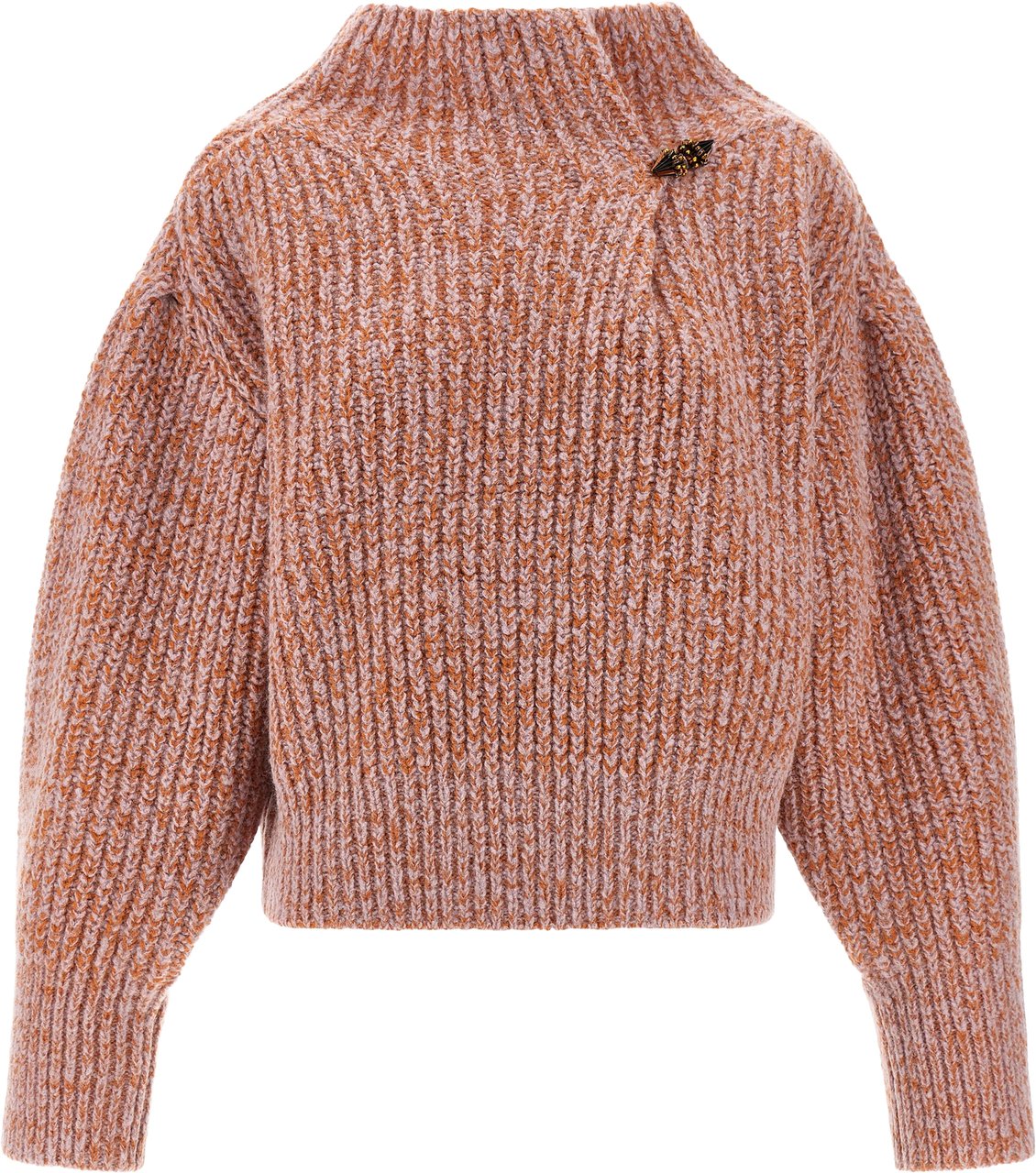 Dries Van Noten Multicolor Wool Cardigan Roze